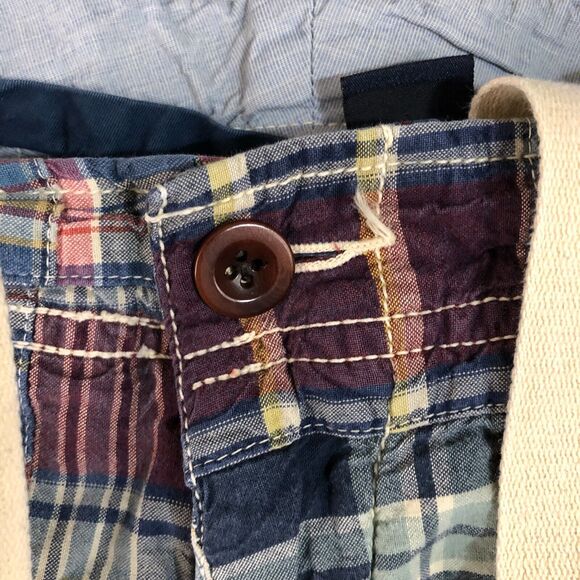 J. Crew Shorts Mens 35 Plaid Chino Drawstring Flat Front Preppy Outdoor Casual - Picture 2 of 9